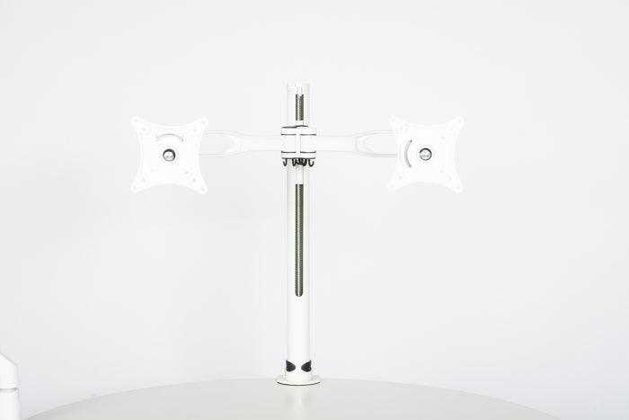 Elevate Dual Monitor Arm - White